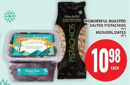 Food Basics Wonderful Roasted Salted Pistachios / Medjool Dates offer