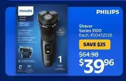 Walmart Philips Shaver Series 3100 offer