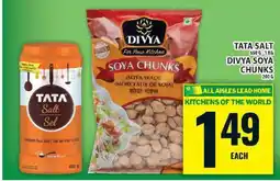 Food Basics TATA Salt / DIVYA Soya Chunks offer