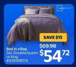 Walmart Bed in a Bag Set offer