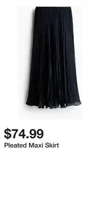 H&M Pleated Maxi Skirt offer