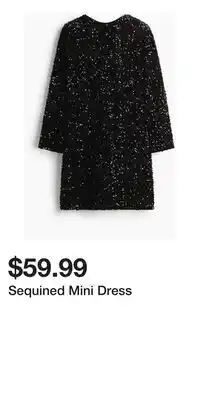 H&M Sequined Mini Dress offer