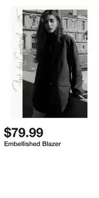 H&M Embellished Blazer offer
