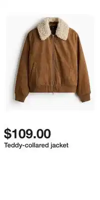 H&M Teddy-collared jacket offer