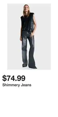 H&M Shimmery Jeans offer
