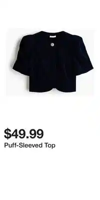H&M Puff-Sleeved Top offer
