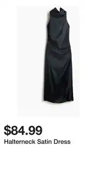 H&M Halterneck Satin Dress offer