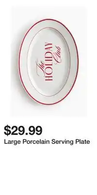 H&M Large Porcelain Serving Plate offer