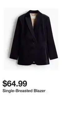 H&M Single-Breasted Blazer offer