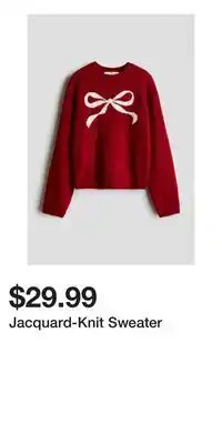 H&M Jacquard-Knit Sweater offer
