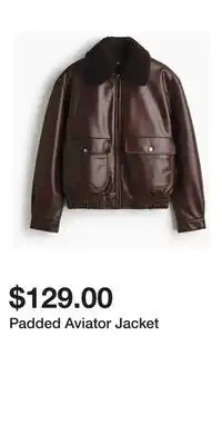 H&M Padded Aviator Jacket offer