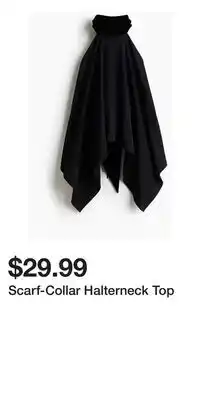 H&M Scarf-Collar Halterneck Top offer
