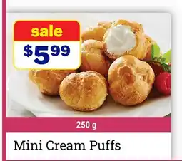 M & M Food Market Mini Cream Puffs offer
