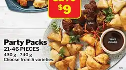 M & M Food Market Indian Party Pack offer