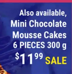 M & M Food Market Mini Chocolate Mousse Cakes offer