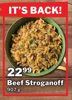 M & M Food Market Beef Stroganoff offer