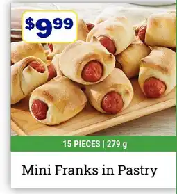 M & M Food Market Mini Franks in Pastry offer