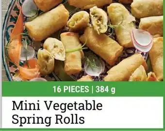 M & M Food Market Mini Vegetable Spring Rolls offer
