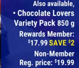 M & M Food Market Chocolate Lovers Variety Pack offer