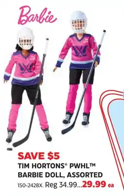 Canadian Tire Barbie Doll offer