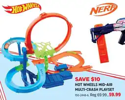 Canadian Tire Hot wheels mid-air multi-crash playset offer