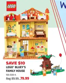 Canadian Tire Lego bluey's family house offer