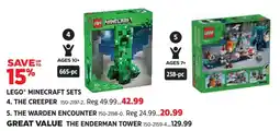 Canadian Tire Lego the creeper offer