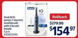 Walmart Oral-B iO Series 7 Electric Toothbrush offer