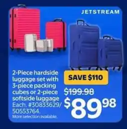 Walmart Jetstream Luggage Set offer