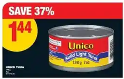 No Frills Unico Tuna offer