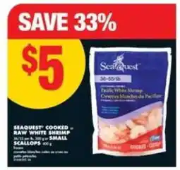 No Frills Seaquest Cooked Raw White Shrimp offer