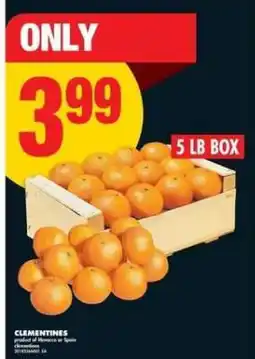 No Frills CLEMENTINES offer