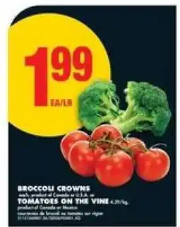 No Frills BROCCOLI CROWNS offer