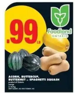 No Frills Acorn, Buttercup, Butternut, Spaghetti Squash offer