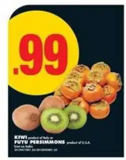 No Frills KIWI nebo FUYU PERSIMMONS offer
