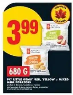 No Frills PC Little Gems Red, Yellow or Mixed Mini Potatoes offer