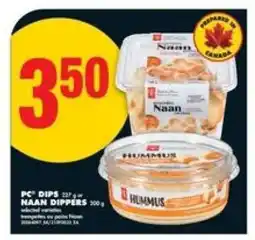 No Frills PC Dips or Naan Dippers offer