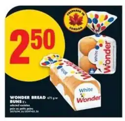 No Frills Wonder Bread or Buns offer