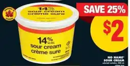No Frills NO NAME Sour Cream offer