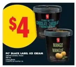 No Frills PC Black Label Ice Cream offer