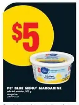 No Frills PC BLUE MENU MARGARINE offer