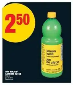 No Frills NO NAME LEMON JUICE offer