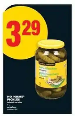 No Frills NO NAME PICKLES offer