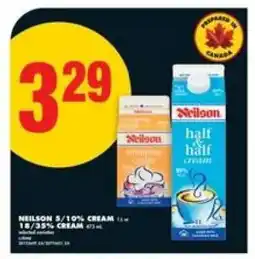 No Frills NEILSON 5/10% CREAM offer