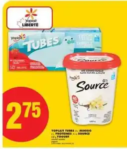 No Frills Yoplait Tubes / Minigo / Source Yogurt offer