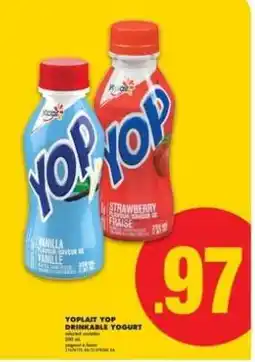 No Frills Yoplait Yop Drinkable Yogurt offer