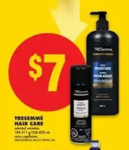 No Frills TRESEMMÉ HAIR CARE offer