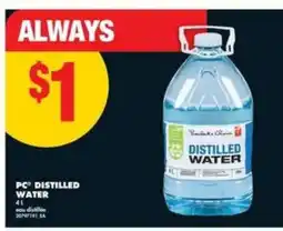 No Frills PC Distilled Water offer