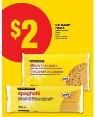 No Frills NO NAMEPASTA offer