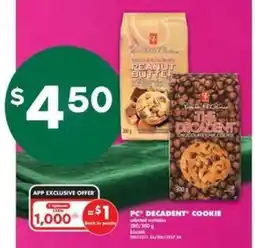 No Frills PC Decadent Cookie offer